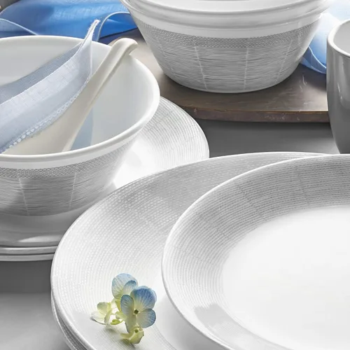 Miniatura 2 de Corelle Plato de almuerzo boutique tejido de 8.5 pulgadas (8.5 in), paquete de 6