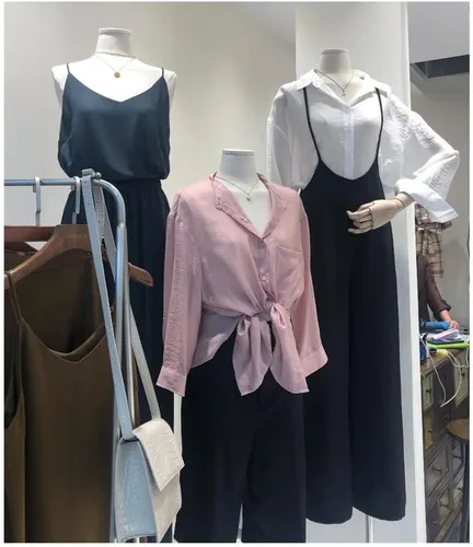 Miniatura 4 de 2pcs Adjustable Small Female Dress Form Mannequin Torso with Detachable Head & Height Stand for Clothing, Jewelry, Tailoring, Fashion Shows, &