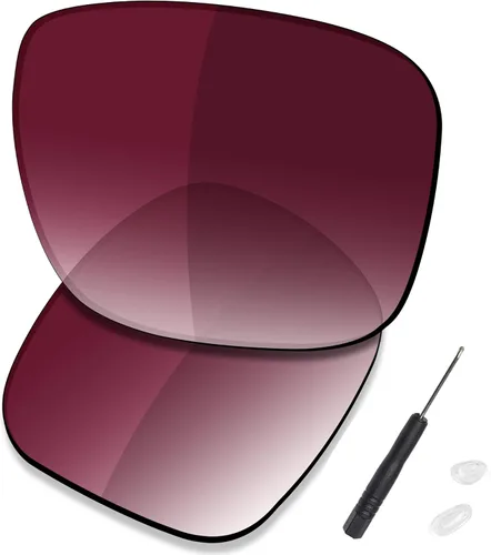 Miniatura 28 de SAUCER Premium Replacement Lenses & H20 Screwdriver & Nose Pieces for Oakley Holbrook Metal OO4123 UV400 Protection