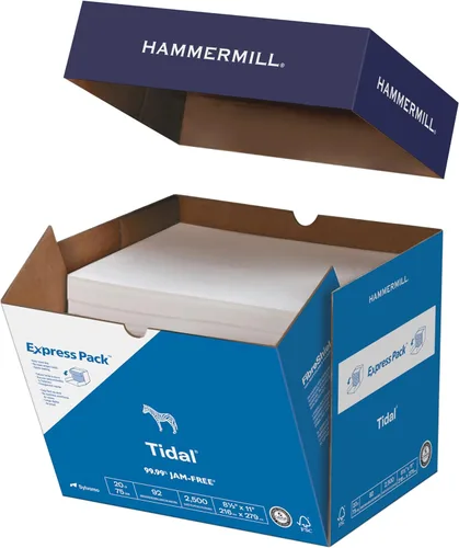 Miniatura 9 de Hammermill Papel para impresora, Tidal 162180C - Papel de copia de 20 libras, 8.5 x 11-3 resma (1,500 hojas) - 92 brillante, fabricado