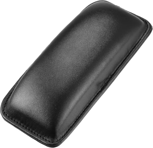 X AUTOHAUX Universal Car Center Console Rodilla Pierna Cojín Cojín de Cuero Sintético Reposabrazos de Coche Cubierta de Rodilla Soporte 7.1x3.1x1.3