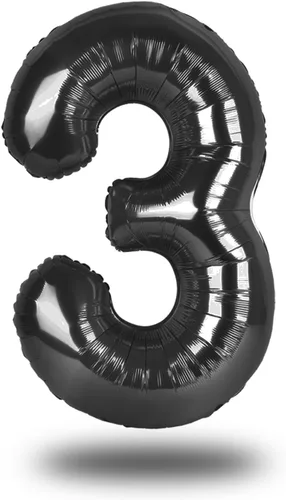 Miniatura 19 de 0 globos negros de 40 pulgadas – Fácil de inflar y desinflar reutilizable, globos de aluminio de Mylar número 0 de alta calidad para cumpleaños