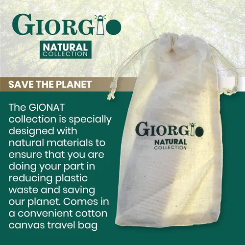 Miniatura 5 de Giorgio GIONAT6 Peine de Madera Natural Desenredante para el Cabello - Peine de Dientes Semi Finos y Anchos para Cabello Rizado, Peines de Bambú