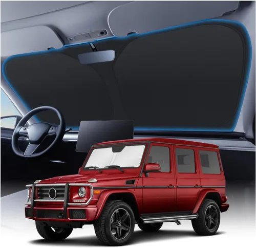 Miniatura 236 de KUST - Parasol plegable para parabrisas para Ford Ranger, accesorios 2019-2025 2026, parasol personalizado para ventana, protector solar plegable
