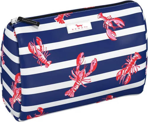 Miniatura 10 de SCOUT Packin' Bolsa de maquillaje térmica, gran bolsa de aseo y maquillaje resistente al agua para mujeres, con cierre de cremallera