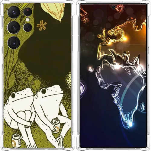 Miniatura 42 de Funda estética de collage para Samsung Galaxy S23 Ultra, patrón de citas positivas, funda de TPU suave de moda compatible con Galaxy S23 Ultra