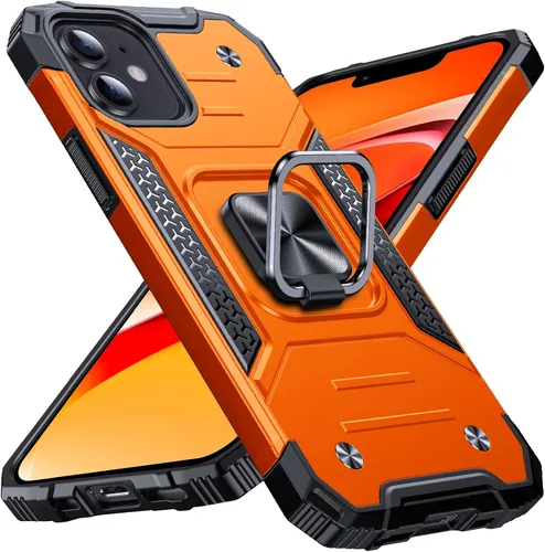 Miniatura 37 de Anqrp Funda resistente para iPhone 6/7/8/SE/SE2 con soporte de anillo mejorado y agarre, grado militar, a prueba de golpes, resistente y robusta