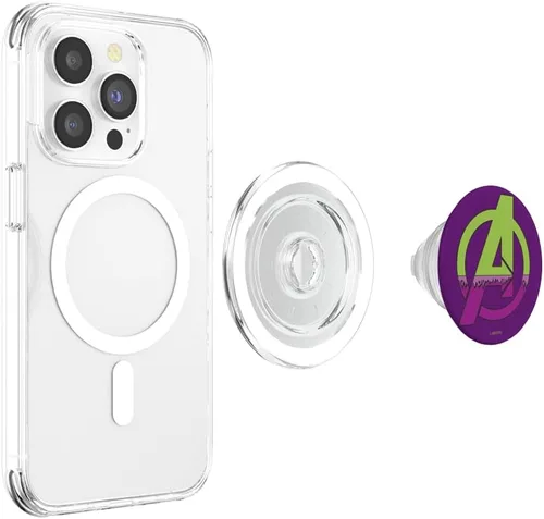Miniatura 4 de Marvel Disfraz de Avengers Hulk PopSockets MagSafe PopGrip para iPhone