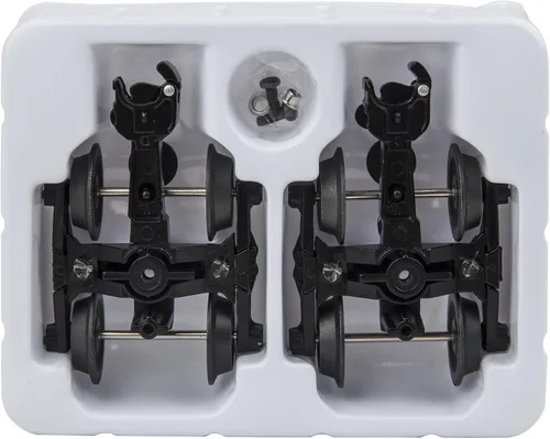 Miniatura 2 de Lionel O Gauge Die Cast Metal Sprung Trucks Paquete de 2 piezas de tren modelo Accesorio