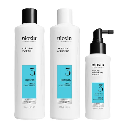 Miniatura 14 de NIOXIN Kits de sistema de engrosamiento del cuero cabelludo + cabello Para cabello natural, teñido y dañado con adelgazamiento ligero a progresado