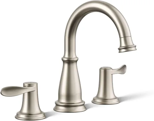 Kohler 27380-4-BN BELLERA® - Grifo para lavabo de baño, 1.2 GPM, níquel cepillado vibrante Vibrant Brushed Nickel