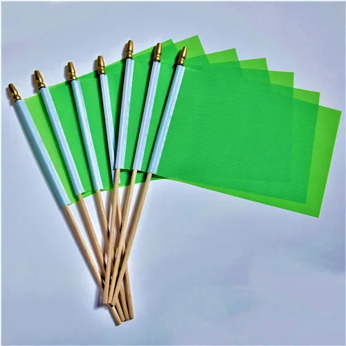 Miniatura 9 de ZXvZYT Paquete de 100 banderas de color sólido, pequeñas, pequeñas, lisas, blancas, rojas, amarillas, verdes, naranjas, azules, negro, morado, rosa