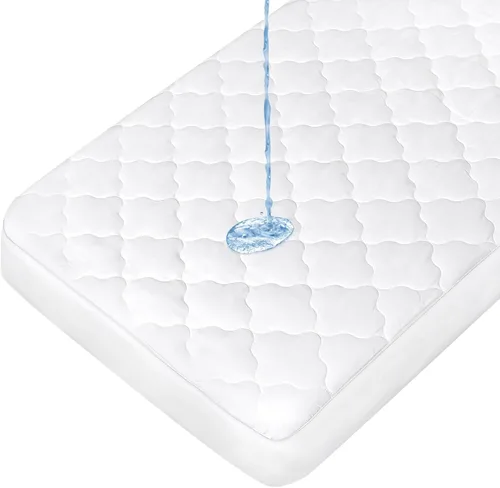 Miniatura 6 de Pack and Play Funda de colchón (6 tamaños), Compatible con el corralito portátil Pamo Babe, Protector de sábanas de colchón Pack and Play, Funda