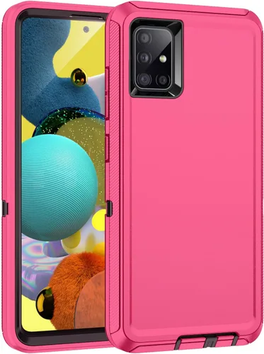 Miniatura 11 de Funda para Galaxy A51 5G, [sin protector de pantalla] a prueba de golpes, a prueba de caídas, a prueba de polvo, protección de 3 capas, resistente