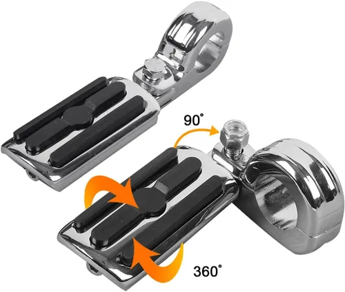 Miniatura 5 de TCMT Reposapiés universales de montaje en clavija de autopista para Harley Touring Road King Street Glide Road Glide Electra Glide Softail Sportster