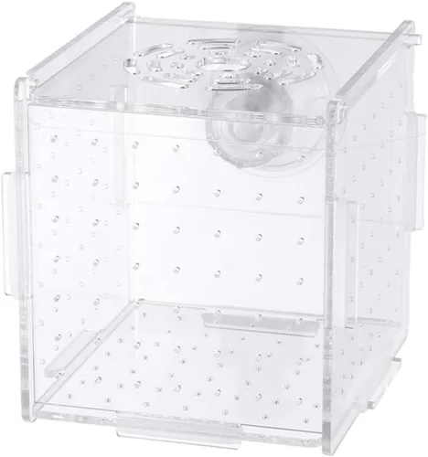 Miniatura 2 de Caja de cría de peces, caja de incubadora de incubadora, cajas de cría de peces de acuario, cajas divisorias para eclosionar, accesorio