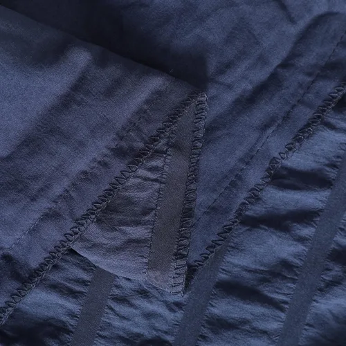 Miniatura 3 de NTBAY Juego de funda de edredón de reina de 3 piezas, funda de edredón con textura sirsaca y rayas lavadas de microfibra con cierre de cremallera