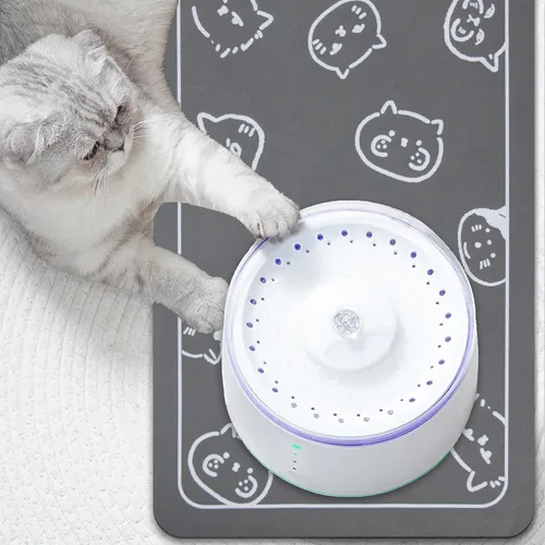 Miniatura 7 de YCT Tapete de Comida para Gatos para Mascotas Tapete de Comida para Perros, Tapete para Gatos para Comida y Agua, Tapete de Alimentación para Gatos