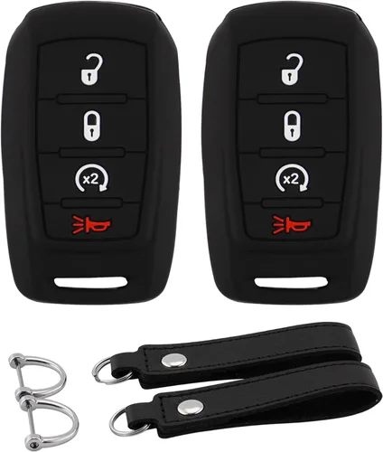 Miniatura 19 de Funda de Silicona para Llavero Compatible con Chevy GMC 5 Botones 2023 2022-2019 Chevy Silverado Tahoe Suburban GMC Sierra Acadia Terrain Protector