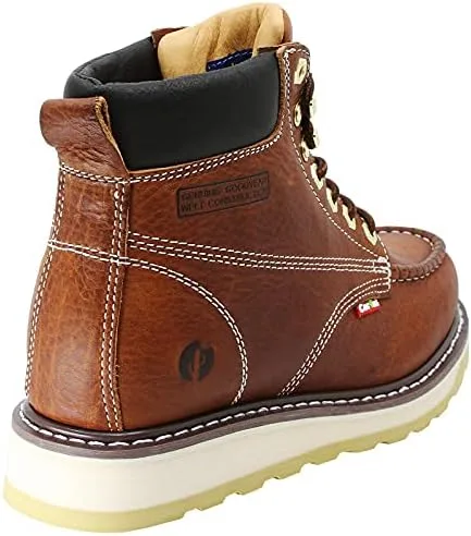 Miniatura 3 de Cactus Botas de Trabajo 6727M Marrón Claro Talla 10.5, 22,070.2 ft marrón claro