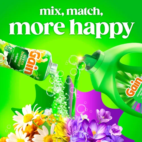Miniatura 7 de Gain Detergente líquido para ropa con defensa del olor, aroma Moonlight Breeze, jabón de lavandería para lavadoras HE, 60 onzas líquidas, 45 cargas