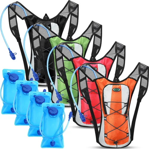 Miniatura 9 de Chunful Hydration Backpack with 2L Water Bladder, Lightweight Hydration Pack Outdoor Water Backpack for Men Women Running Cycling Biking Climbing