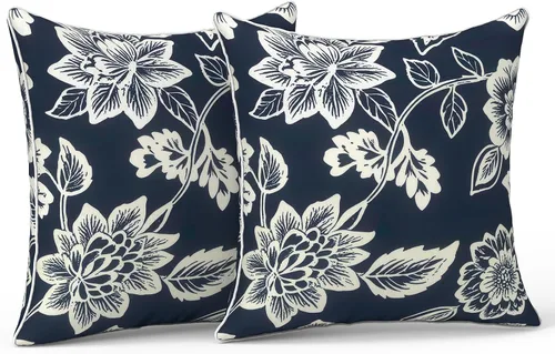 Miniatura 107 de LVTXIII Juego de 2 almohadas lumbares para patio, 12 x 20 pulgadas, resistentes a la decoloración, para exteriores con interiores, cojines lumbares