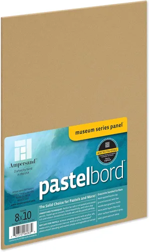 Miniatura 48 de Ampersand Art Supply Serie Museum Pastelbord 5 x 7 pulgadas Colores surtidos Panel de pintura pastel y seco de 1/2 pulgada Sostiene más