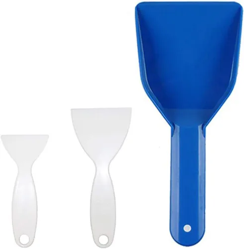 INOOMP Gadgets domésticos Gadgets domésticos Gadgets domésticos 3 unids plástico frigorífico congelador raspador de hielo de plástico Congelador