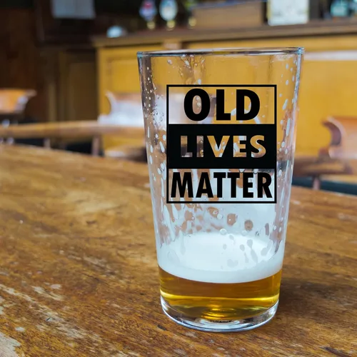 Miniatura 5 de Old Lives Matter - Vaso de cerveza – Regalos divertidos para hombres, papá, marido o abuelo – Regalo de jubilación, regalo de cumpleaños