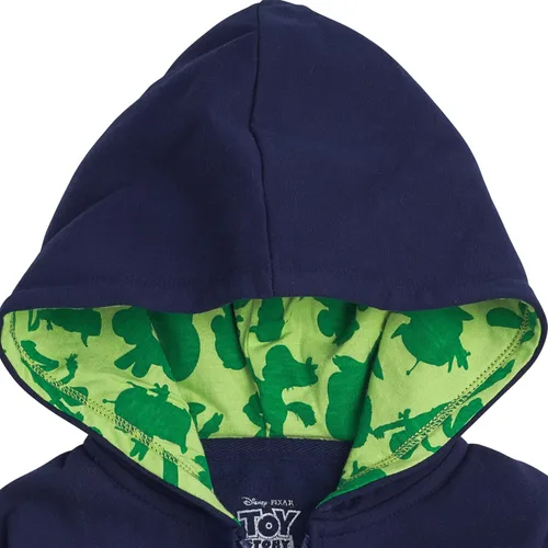 Miniatura 5 de Disney Toy Story Big Face - Sudaderas con capucha y cremallera de personajes Buzz Lightyear, Sheriff Woody Niños y niñas, talla unisex