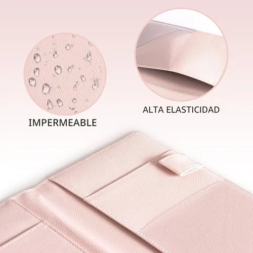 Miniatura 4 de CoBak - Libreta para meseros, organizador compacto con bolsillos transparentes y para dinero, portabolígrafo, se ajusta perfectamente al delantal