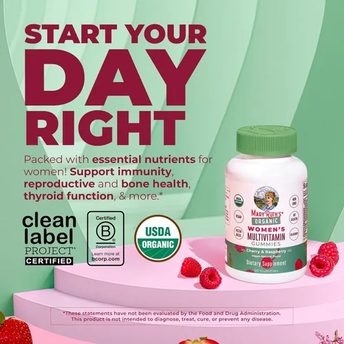 Miniatura 2 de MaryRuth Organics Multivitamínico para mujeres 14 Gomitas multivitamínicas para mujeres para apoyo inmunológico Salud de la piel Sin azúcar