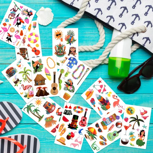 Miniatura 4 de LOMIMOS 120 tatuajes temporales de Halloween, calcomanías extraíbles impermeables para niños y adultos, recuerdos de fiesta, decoración de festivales