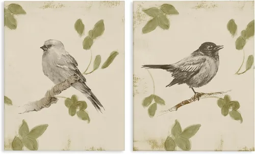 Miniatura 8 de Stupell Industries Pinturas pacíficas de naturaleza animal con pájaros azules encaramados, lienzo, 16 x 20 Stupell Industries · By Julia Purinton