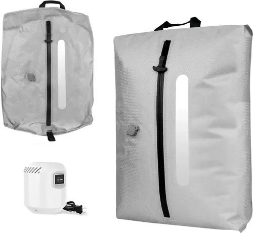 Miniatura 10 de AIDONS Bolsas de viaje al vacío con bomba – Bolsas de compresión al vacío reutilizables, nailon reforzado 420D, resistentes a desgarros