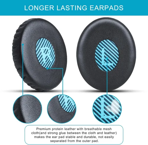 Miniatura 5 de Almohadillas de repuesto para auriculares Bose On-Ear 2, almohadilla de oreja GVOEARS para auriculares inalámbricos Bose OE2 / OE2i / SoundTrue