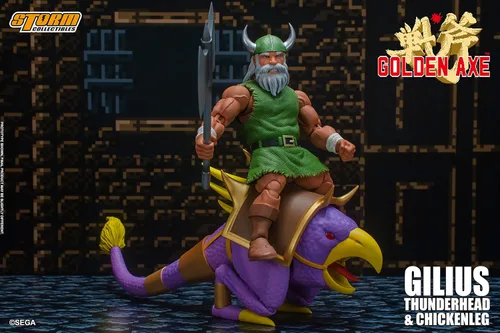 Miniatura 7 de Storm Collectibles Storm COLL Hacha dorada GILIUS Thunderhead & Chicken L 1/12 AF