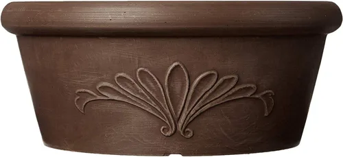 Miniatura 2 de Arcadia Garden Products PSW TA20C Bandeja Compuesta de Plástico/Piedra/Madera para Bulbos – Sin Orificio de Drenaje (Perforable), 8"x3", Chocolate