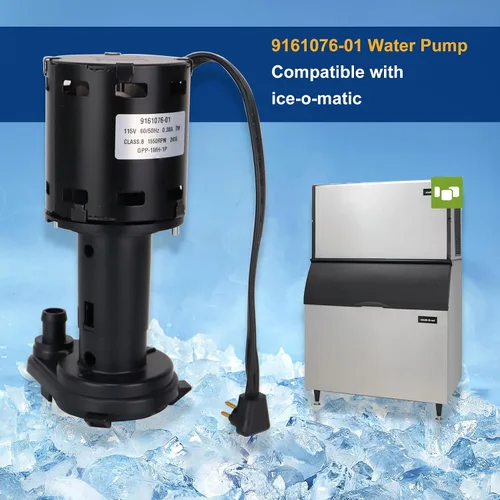 Miniatura 2 de 9161076-01 Bomba de agua compatible con modelos de máquina de hielo ice-o-matic reemplazar hartell GPP-1MH-1P HRIM-21-115 803338 115V 1550RPM