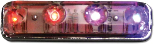Miniatura 4 de Grand General 77141 - Luz sellada rectangular pequeña, color azul (4 LED, 1 unidad)