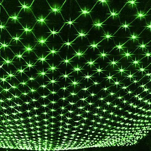 Miniatura 7 de Dazzle Bright 200 luces LED de red del Día de San Patricio, 9.8 pies x 6.6 pies, luces de malla conectables de alambre transparente con 8 modos