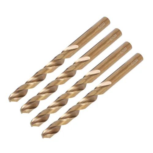 Miniatura 9 de TA-VIGOR Broca helicoidal de vástago recto de 0.354 in, broca de acero de alta velocidad M35 cobalto con vástago de 0.354 in para perforar acero