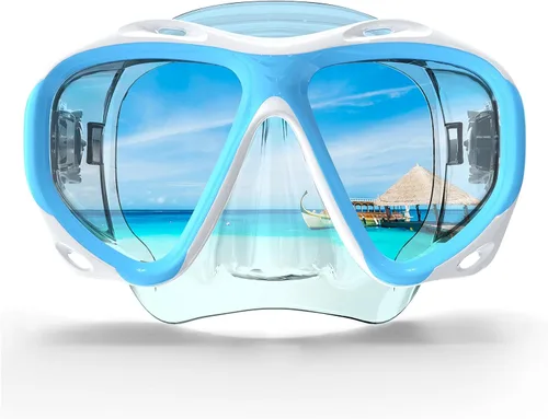 Miniatura 17 de COPOZZ Snorkel Mask Adult – Anti-Fog Scuba Mask with Nose Cover, Tempered Glass Snorkeling Gear for Adults