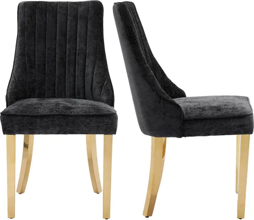 Miniatura 14 de ODUSE-DAILY Juego de 2 sillas de comedor de mediados del siglo en color beige, juego de 2 sillas modernas para cocina y comedor, sillas tapizadas