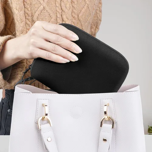 Miniatura 6 de SIMTOP Funda organizadora de electrónica pequeña, funda de viaje portátil para cable, cargador, teléfono y auriculares, almacenamiento de cable