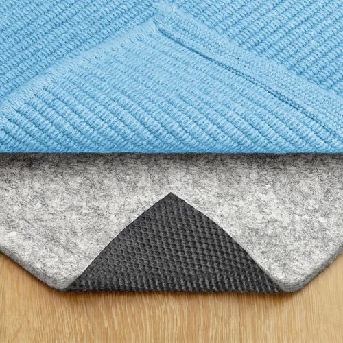 RUGPADUSA - Acolchado antideslizante de doble superficie de fieltro y goma, de 1.10 x 2.10 pies x 1/4 de pulgada de espesor, seguro para todo tipo