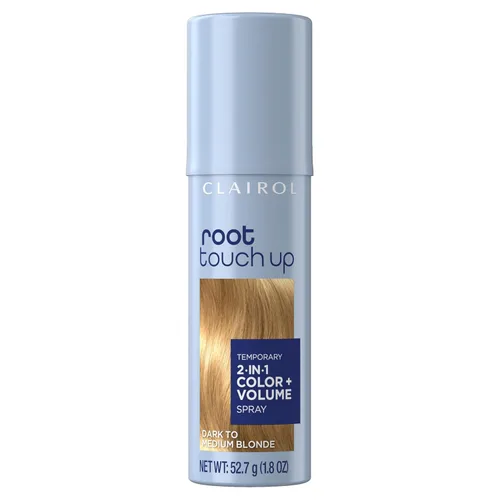 Miniatura 9 de Clairol Color de retoque de raíces + volumen 2 en 1 spray temporal, color de cabello negro, paquete de 2