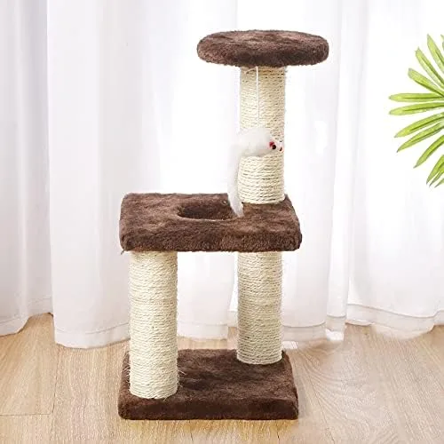 Rascador de gato con marco de escalada para gatos, juguete para gato, cuerda de sisal, árbol de gato, gatito, parque infantil, muebles para mascotas