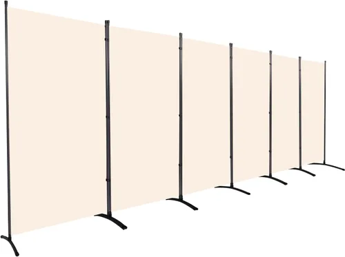 Miniatura 21 de Divisor de habitación, pantalla de privacidad de un solo panel, 71 x 72 pulgadas de alto, divisor grande para separación de habitaciones, tela
